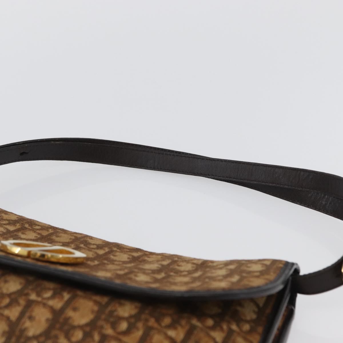 Christian Dior Trotter shoulder bag Canvas, BROWN, CANVAS, Shoulder bag