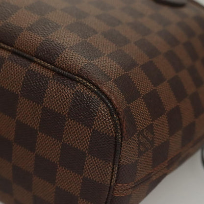 Louis Vuitton Neverfull Tote Damier, BROWN, CANVAS, Tote bag