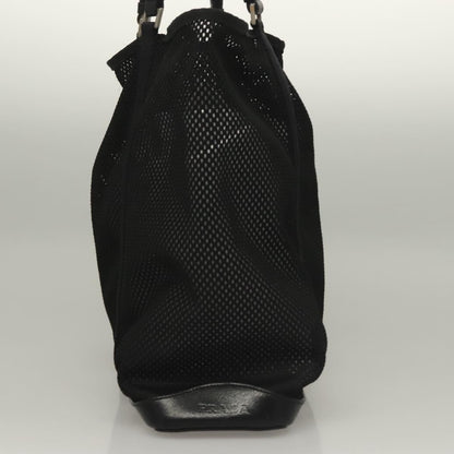 Prada Vintage Tote Nylon, BLACK, NYLON, Tote bag