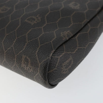 Christian Dior Vintage Honeycomb chain Canvas, BLACK, CANVAS, Shoulder bag