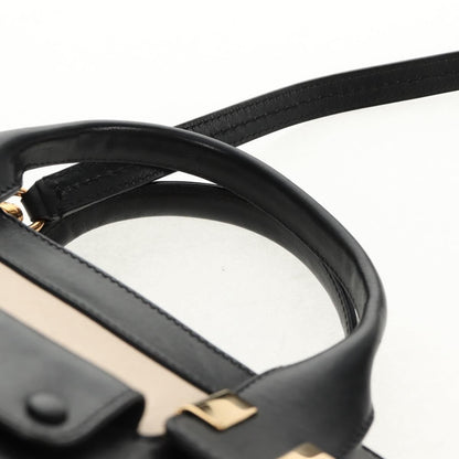 Chloe Alice Satchel Leather, WHITE, LEATHER, Handbag