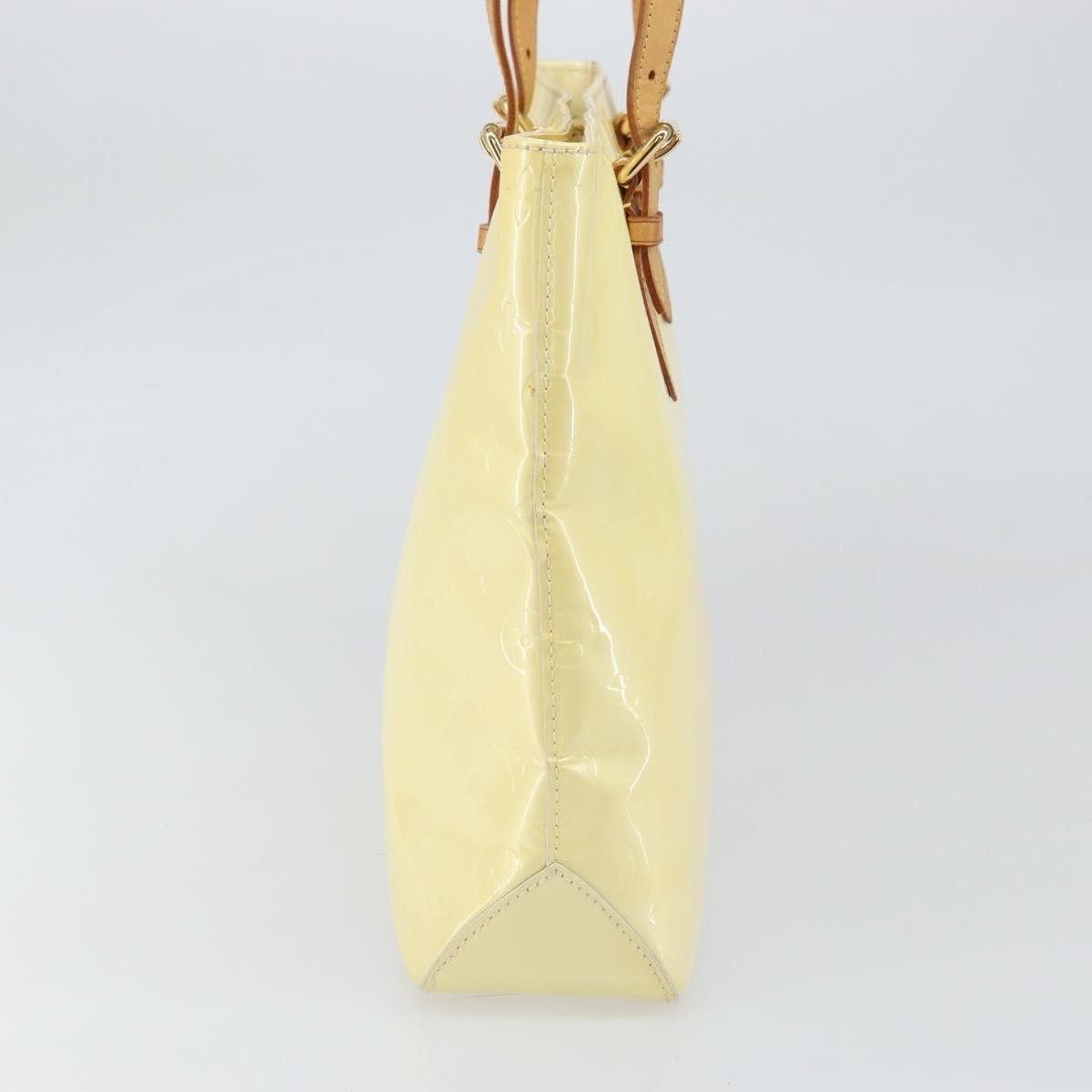 Louis Vuitton Brentwood Handbag Monogram Vernis, YELLOW, PATENT_LEATHER, Tote bag