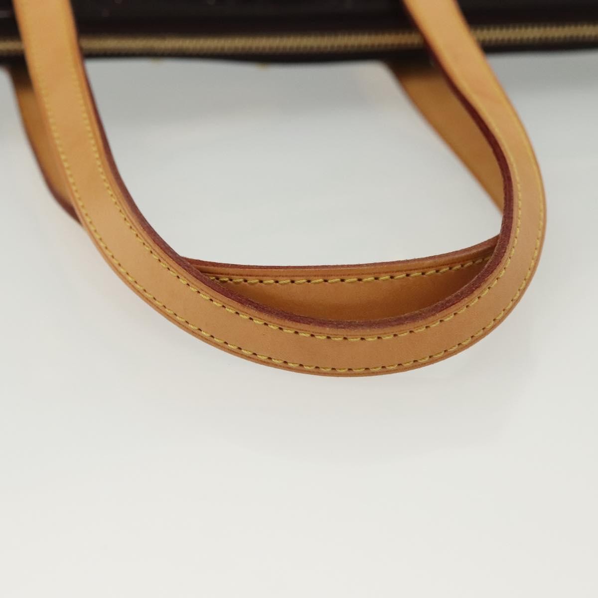 Louis Vuitton Bellevue Handbag Monogram Vernis, PURPLE, PATENT_LEATHER, Tote bag