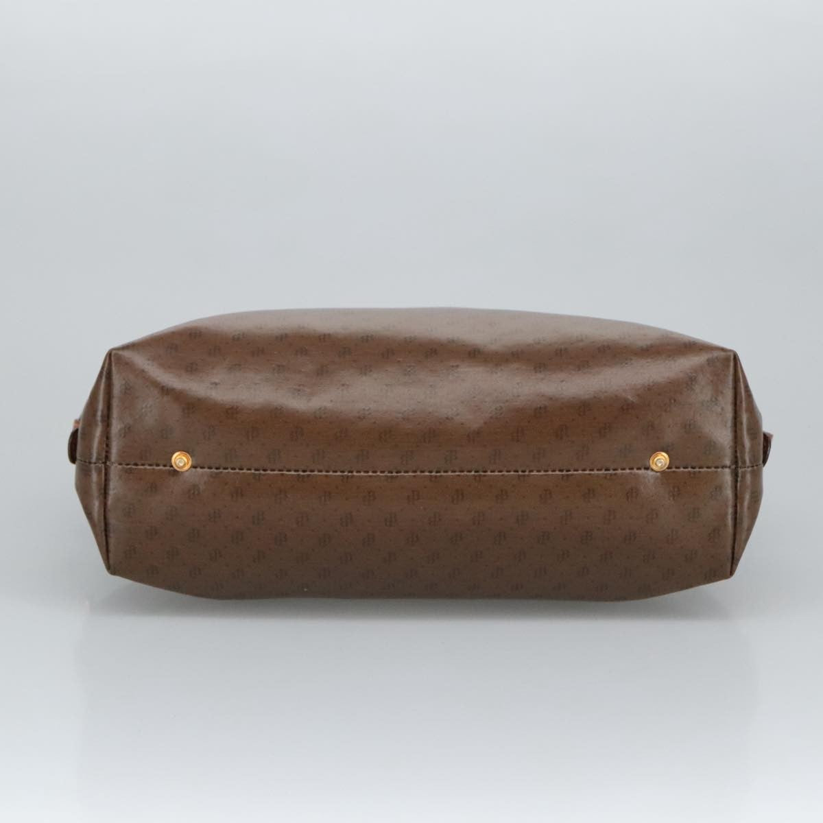 Bally Vintage Tote Bag Canvas, BROWN, CANVAS, Tote bag