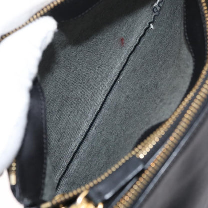 Celine Trio Crossbody Bag Leather, Black, Leather, Shoulder Bag