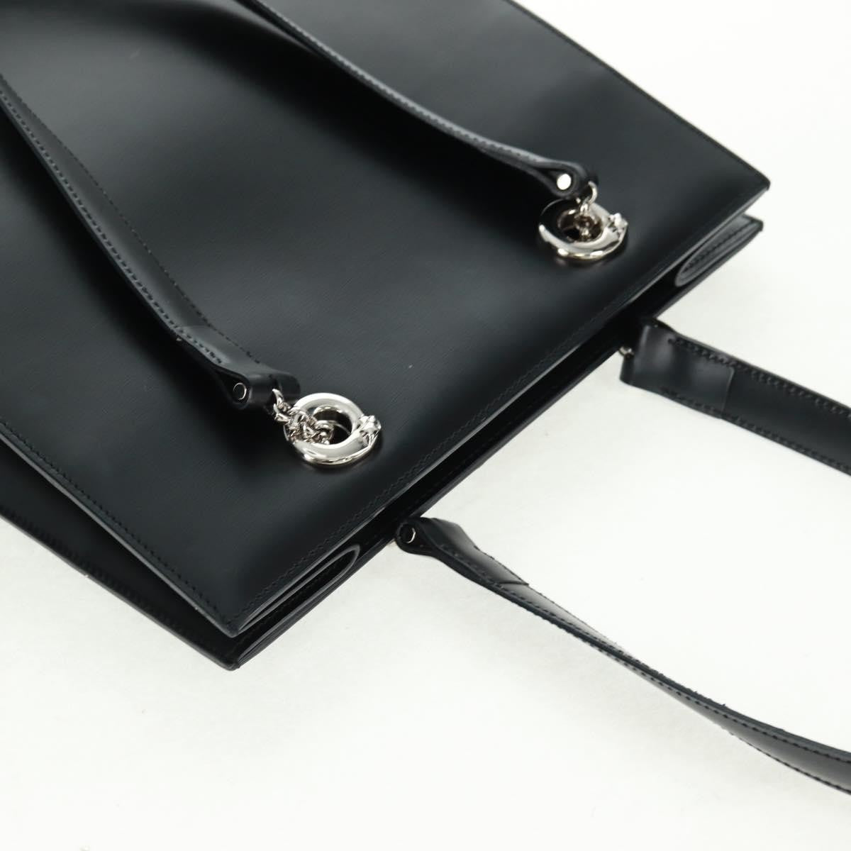 cartier Panthère Handbag Leather, Black, Leather, Handbag