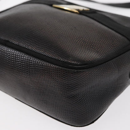 Salvatore Ferragamo Vala Shoulder Bag Leather, BLACK, LEATHER, Shoulder bag