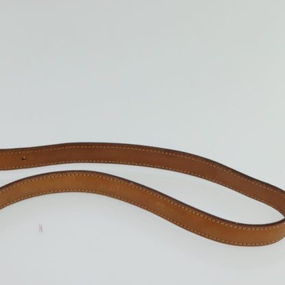 Celine Vintage Macadam Shoulder Bag Canvas and Leather, BROWN, CANVAS, Shoulder bag