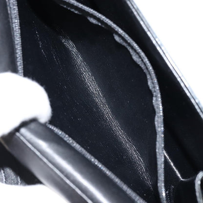 Chanel Wallet on Chain Quilted Patent, Black, Patent Leather, Shoulder Bag