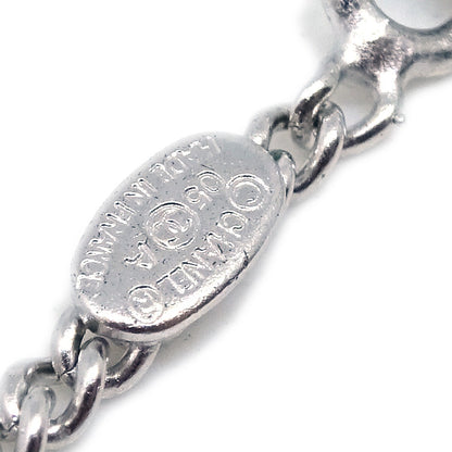 Chanel CC Logo Pendant Necklace Metal, SILVER, SILVER_PLATED, Necklace
