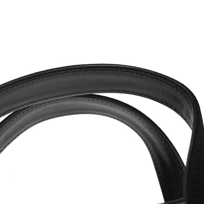 Salvatore Ferragamo Convertible Vara Bow Tote Leather, BLACK, LEATHER, Handbag