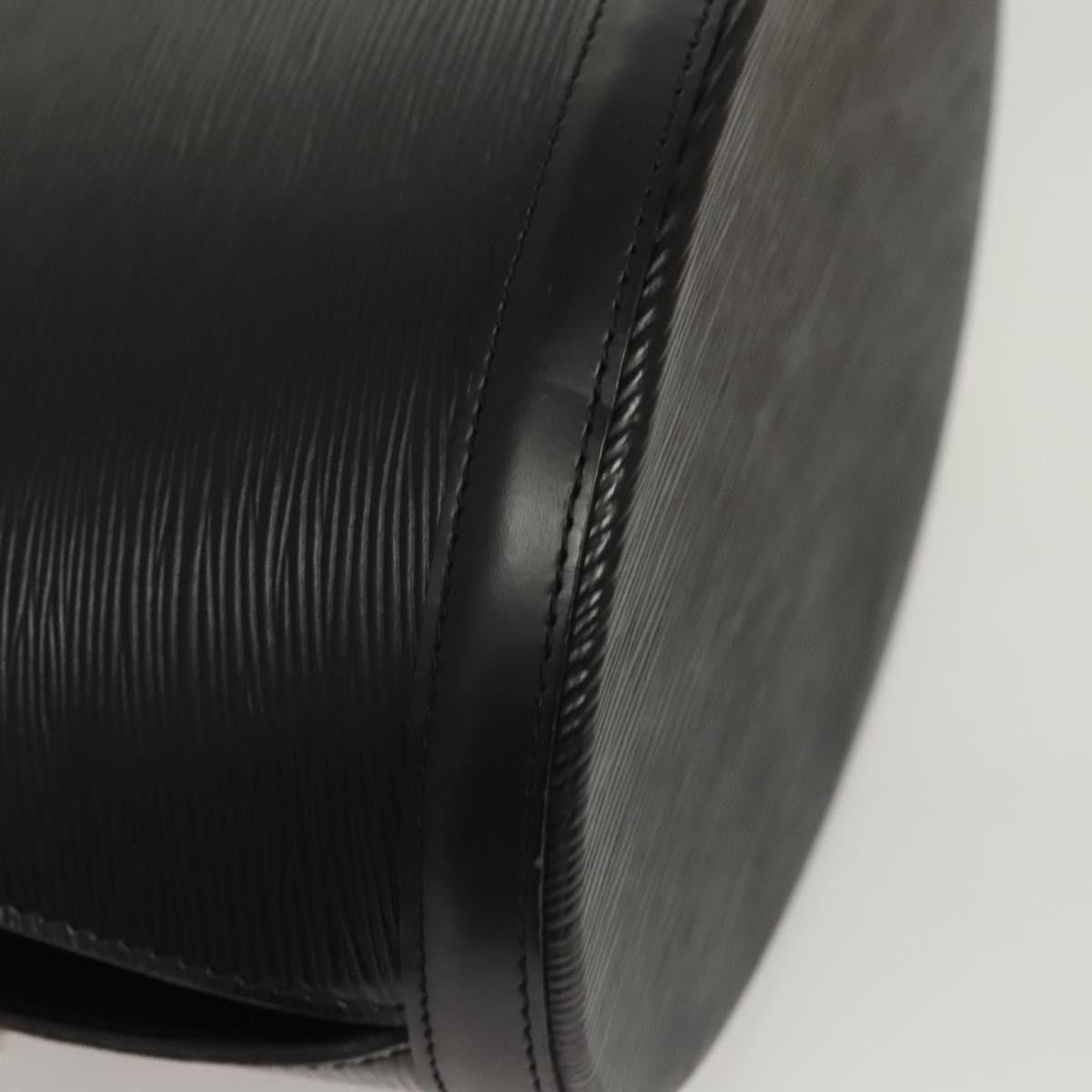 Louis Vuitton Cluny Shoulder Bag Epi Leather, BLACK, LEATHER, Shoulder bag