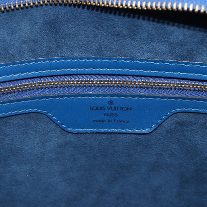 Louis Vuitton Saint Jacques Handbag Epi Leather, BLUE, LEATHER, Shoulder bag