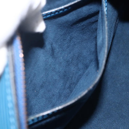 Louis Vuitton Soufflot Handbag Epi Leather, BLUE, LEATHER, Shoulder bag
