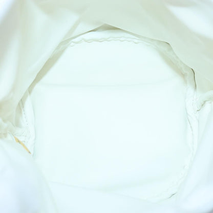 Chanel Vintage 2-Pouch Camera Bag Quilted Lambskin, WHITE, CANVAS, Crossbody bag