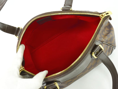 Louis Vuitton Verona Handbag Damier, BROWN, CANVAS, Handbag