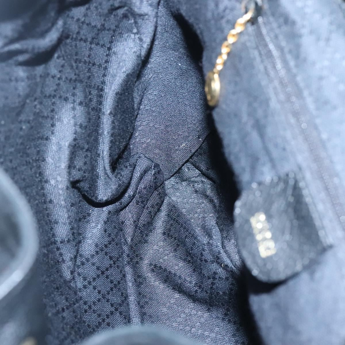 Gucci Vintage Bamboo Backpack Suede and Leather, Black, Suede, Backpack