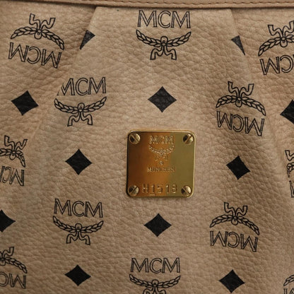 MCM Vintage Visetos Tote bag Canvas, BEIGE, PVC, Tote bag