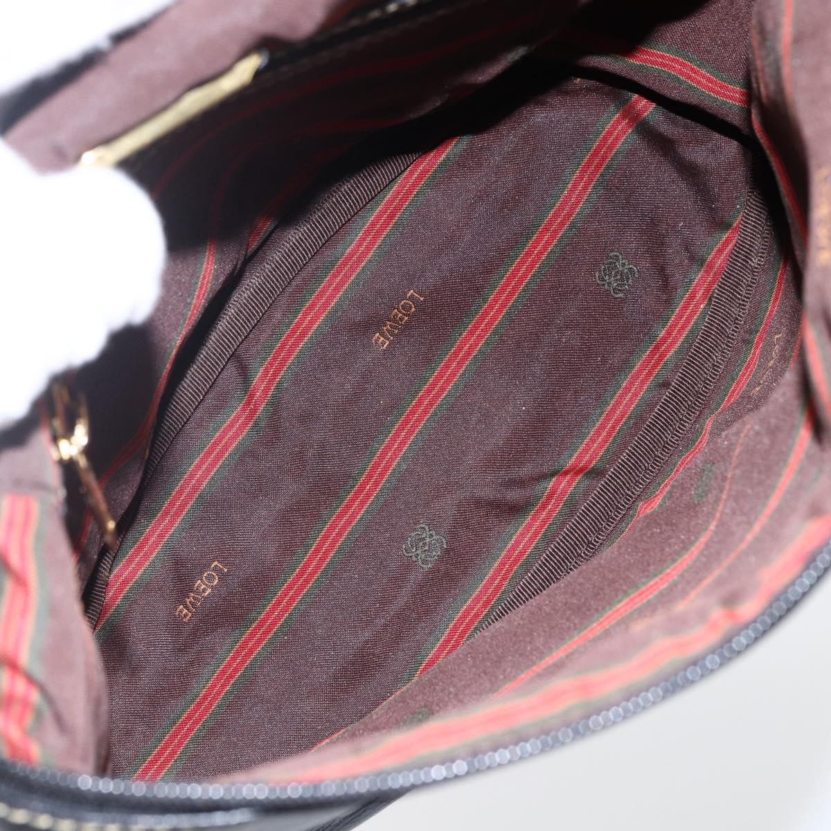 Loewe Vintage Velazquez Top Handle Bag Leather, BLACK, LEATHER, Handbag