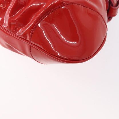 Salvatore Ferragamo Gancini handbag Patent leather, RED, PATENT_LEATHER, Handbag