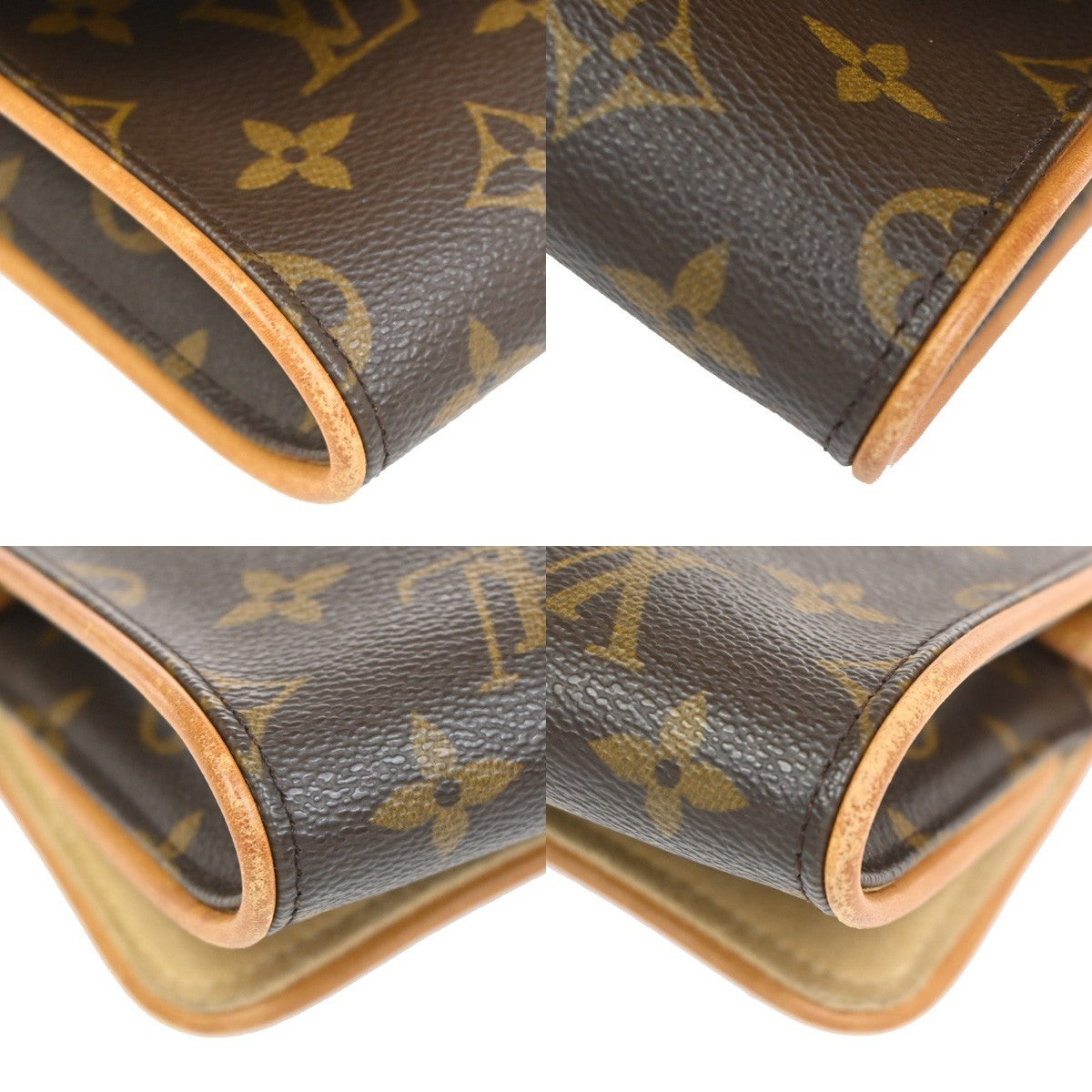 Louis Vuitton Twin Handbag Monogram Canvas, BROWN, CANVAS, Clutche & pouche