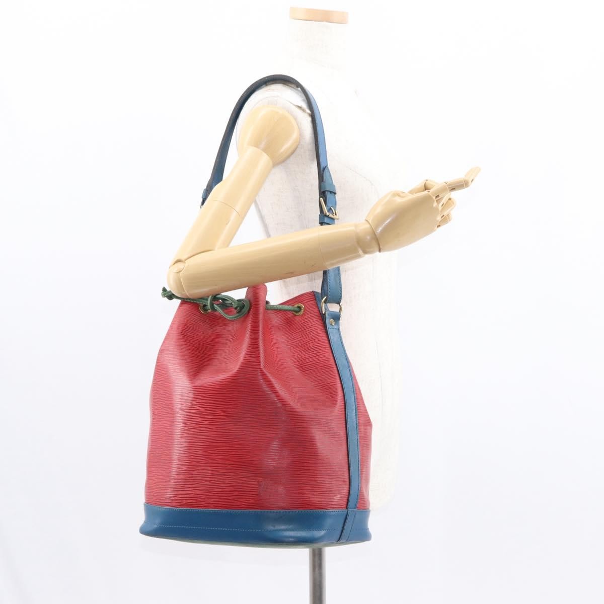 Louis Vuitton Tricolor Noe Handbag Epi Leather, MULTICOLOUR, LEATHER, Shoulder bag
