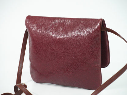 cartier Must de Cartier Shoulder Bag Leather, BURGUNDY, LEATHER, Shoulder bag
