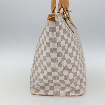 Louis Vuitton Saleya Handbag Damier, WHITE, CANVAS, Tote bag