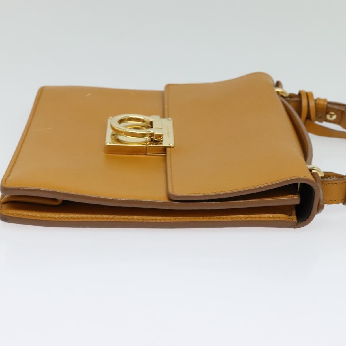 Salvatore Ferragamo Marisol Crossbody Bag Leather, BROWN, LEATHER, Crossbody bag