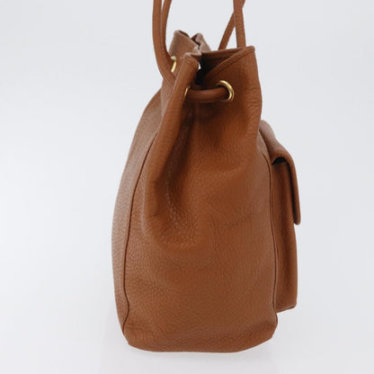 Valentino Garavani Vintage shoulder bag Leather, BROWN, LEATHER, Shoulder bag