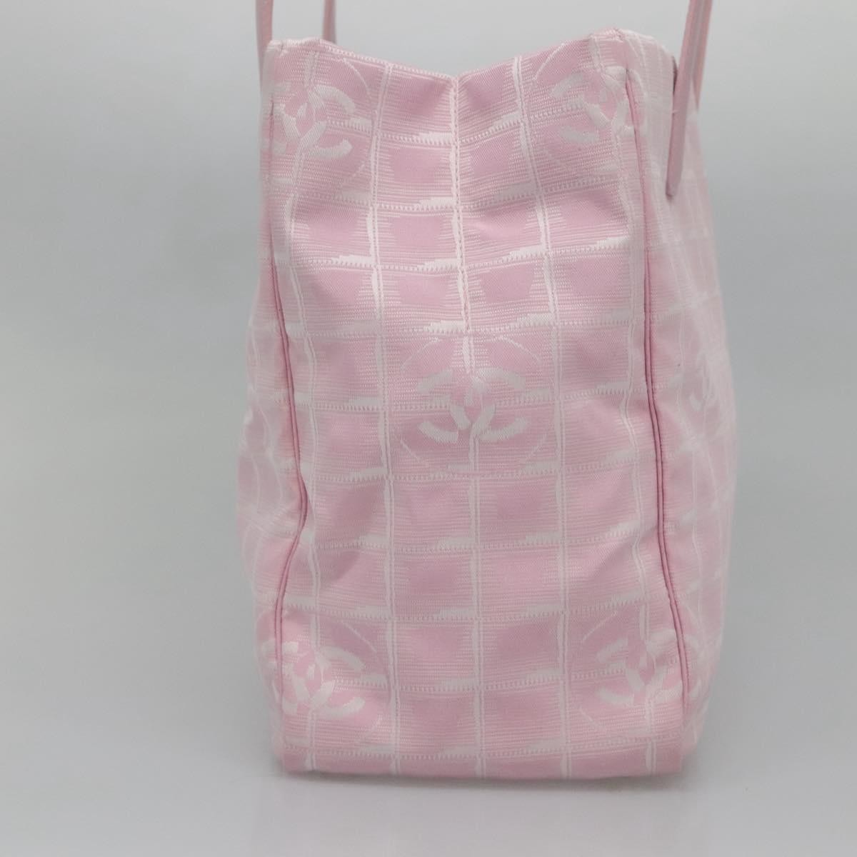 Chanel Travel Line Tote Nylon, PINK, NYLON, Tote bag