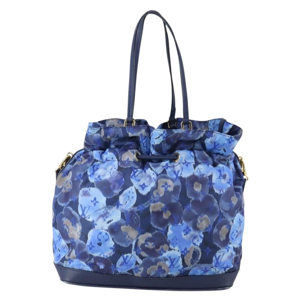 Louis Vuitton Noefull Handbag Ikat Nylon, BLUE, NYLON, Handbag
