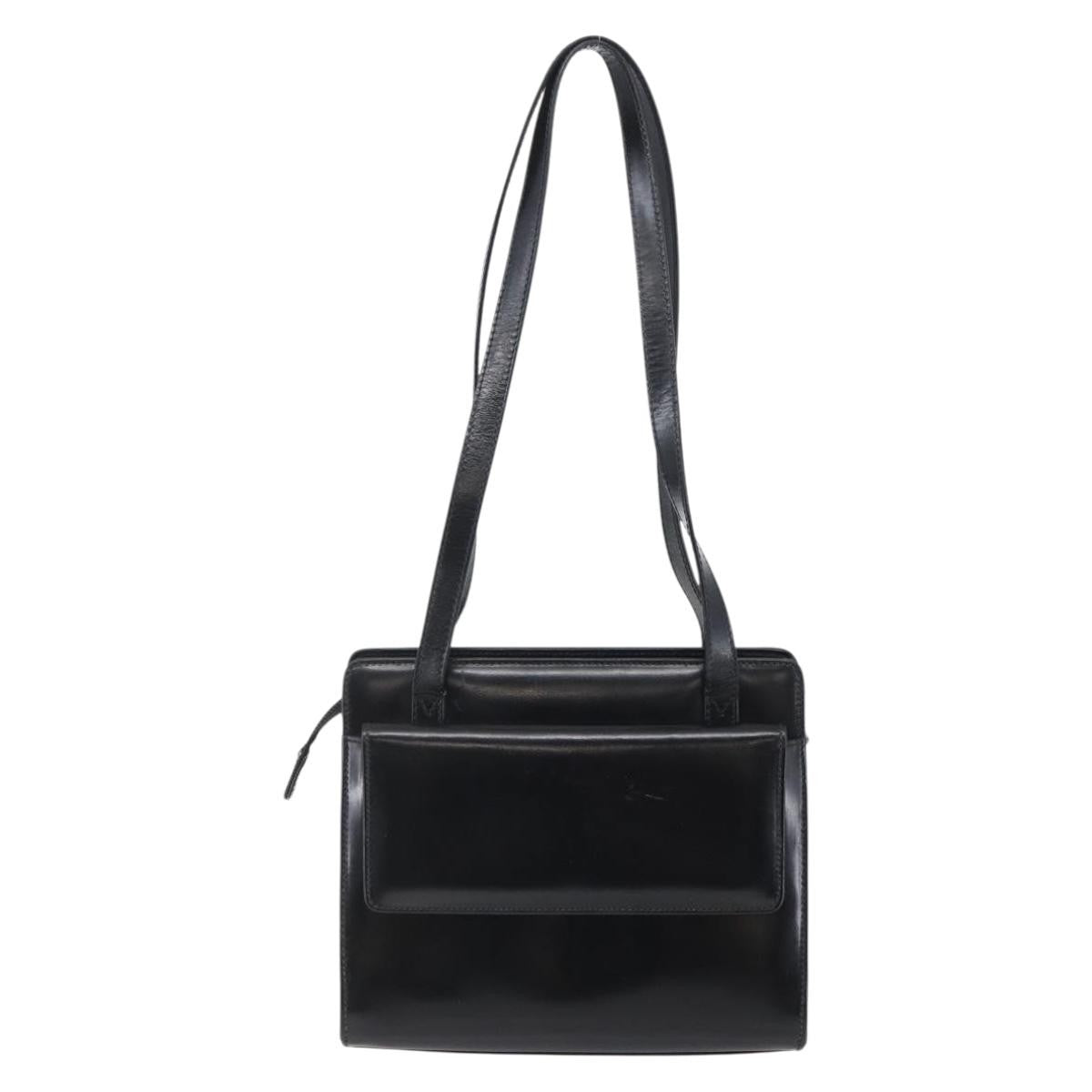 Gucci Vintage Square G Camera Shoulder Bag Leather, BLACK, LEATHER, Shoulder bag