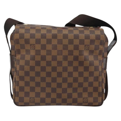 Louis Vuitton Naviglio Handbag Damier, BROWN, CANVAS, Shoulder bag