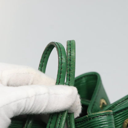 Louis Vuitton Petit Noe Handbag Epi Leather, GREEN, LEATHER, Handbag