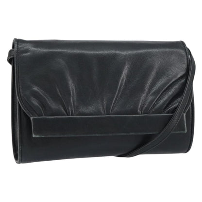Gucci Vintage Shoulder Bag Leather, BLACK, LEATHER, Shoulder bag