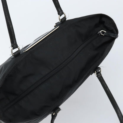 Prada Vintage Zip Tote Tessuto, Black, Nylon, Tote Bag