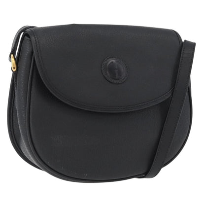 Gucci Vintage Shoulder Bag Leather, BLACK, LEATHER, Shoulder bag