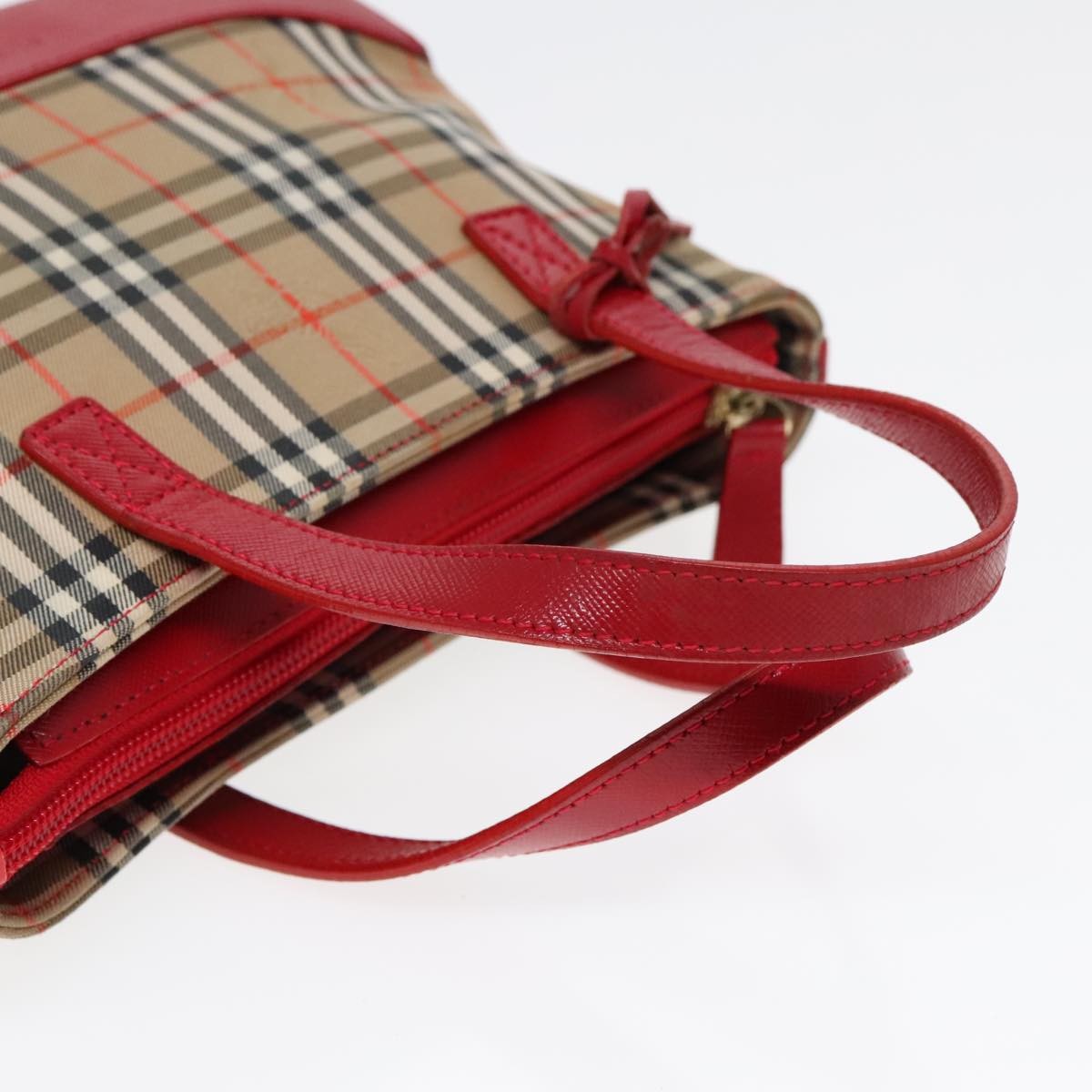 Burberry Nova Check Handbag Nova Check Canvas, BEIGE, CANVAS, Handbag
