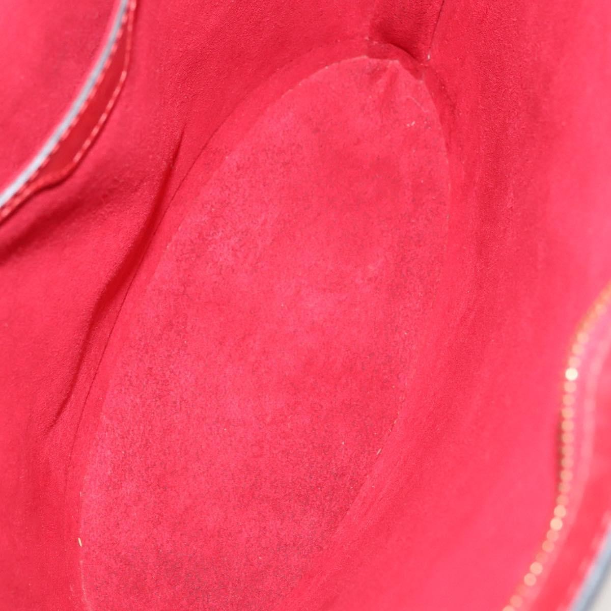 Louis Vuitton Saint Jacques Handbag Epi Leather, RED, LEATHER, Shoulder bag