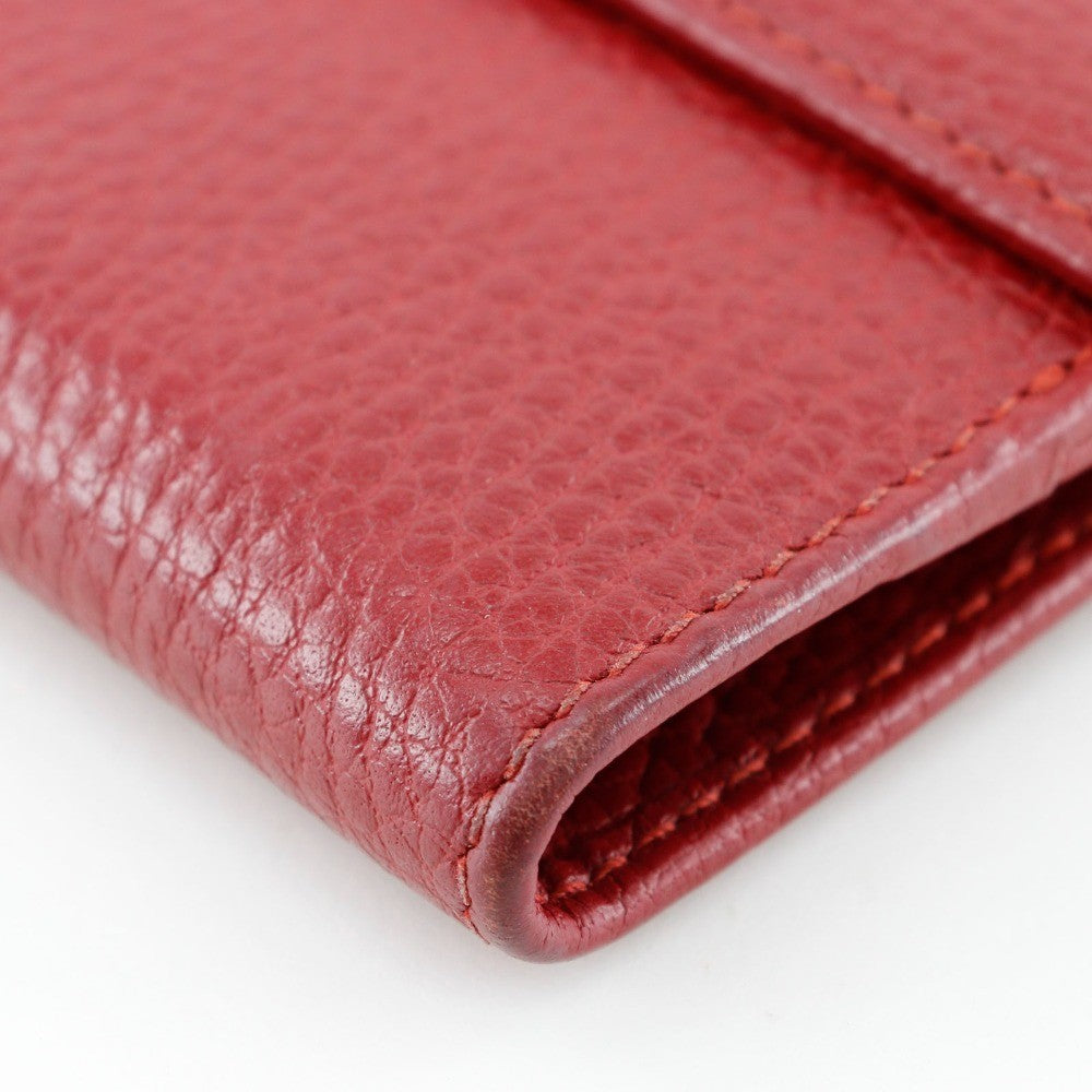 Gucci GG Marmont Bifold Wallet Leather, RED, LEATHER, Wallets