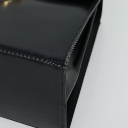 Salvatore Ferragamo Convertible Top Handle Bag Leather, NAVY, LEATHER, Handbag