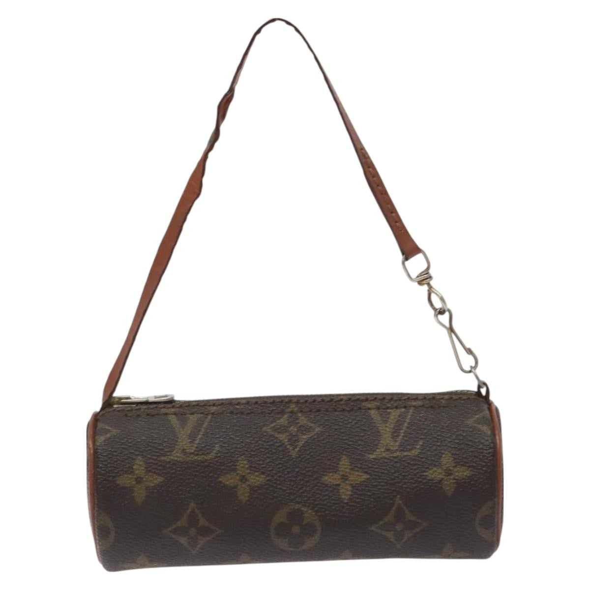 Louis Vuitton Papillon Pochette Monogram Canvas, BROWN, CANVAS, Handbag