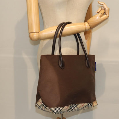 Burberry Nova Check Tote Nylon, BROWN, NYLON, Tote bag