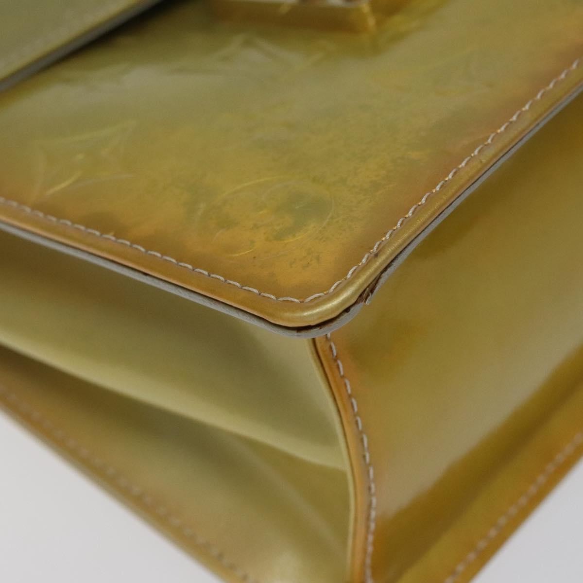 Louis Vuitton Spring Street Handbag Monogram Vernis, BEIGE, PATENT_LEATHER, Handbag