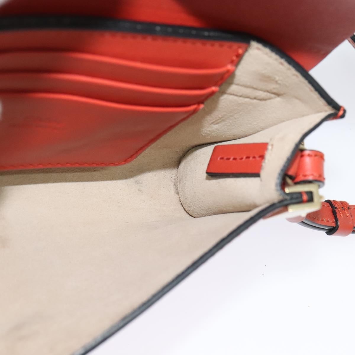 Chloe Faye Crossbody Leather and Suede, RED, SUEDE, Shoulder bag