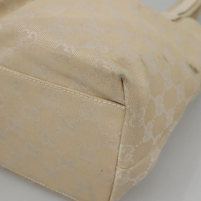 Gucci Double Pocket Tote GG Canvas, BEIGE, CANVAS, Shoulder bag