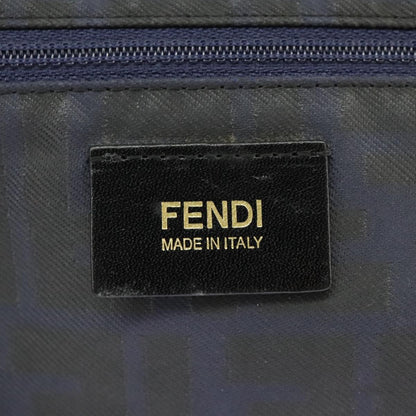 Fendi Zucca Tote bag FF motif, Navy, Canvas, Tote Bag