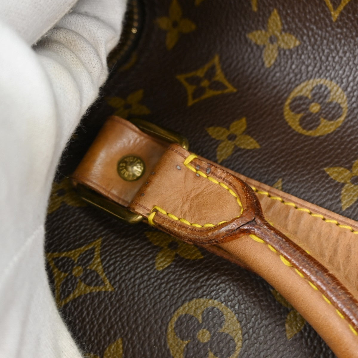 Louis Vuitton Keepall Bandouliere Bag Monogram Canvas, BROWN, CANVAS, Travel bag