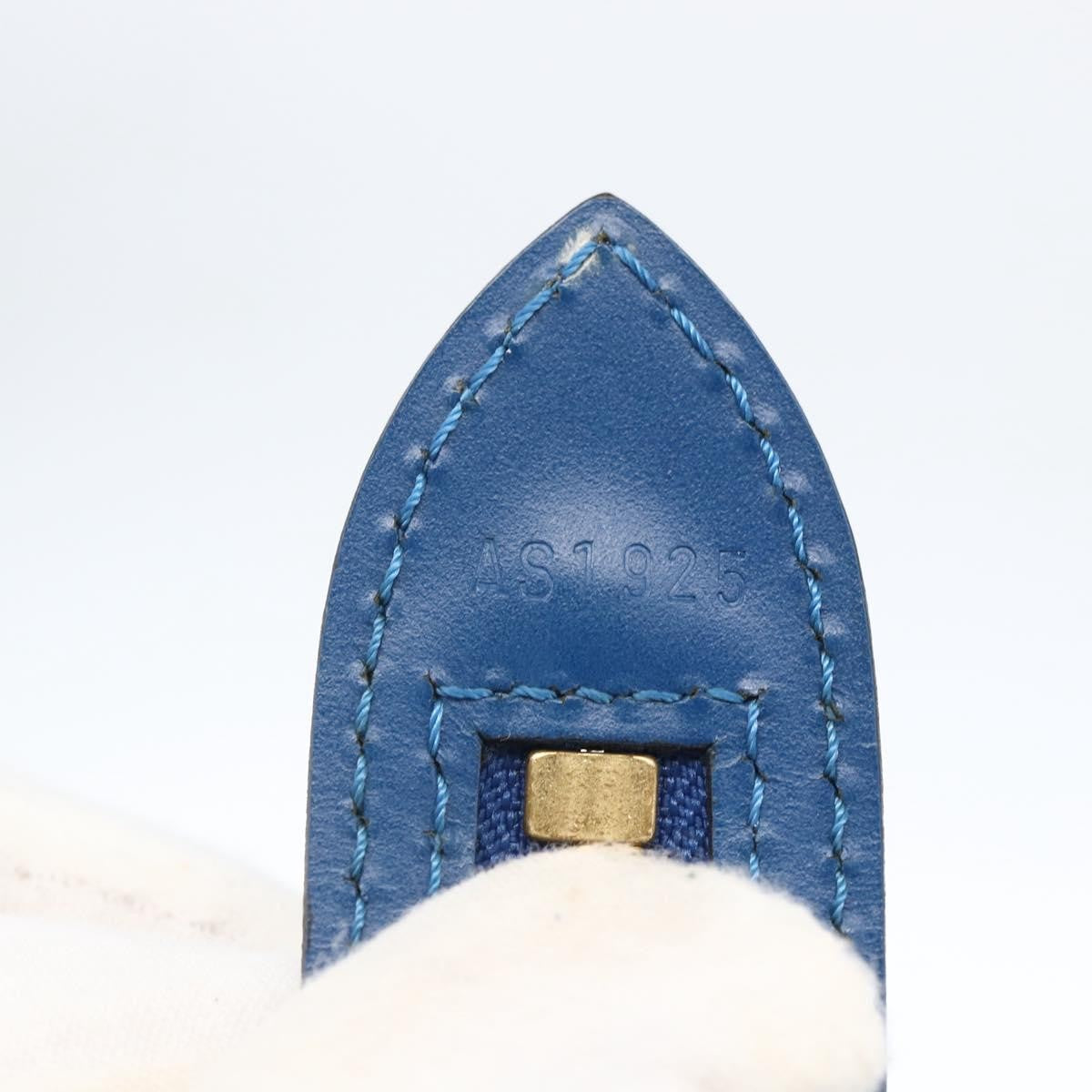 Louis Vuitton Saint Jacques Handbag Epi Leather, BLUE, LEATHER, Shoulder bag